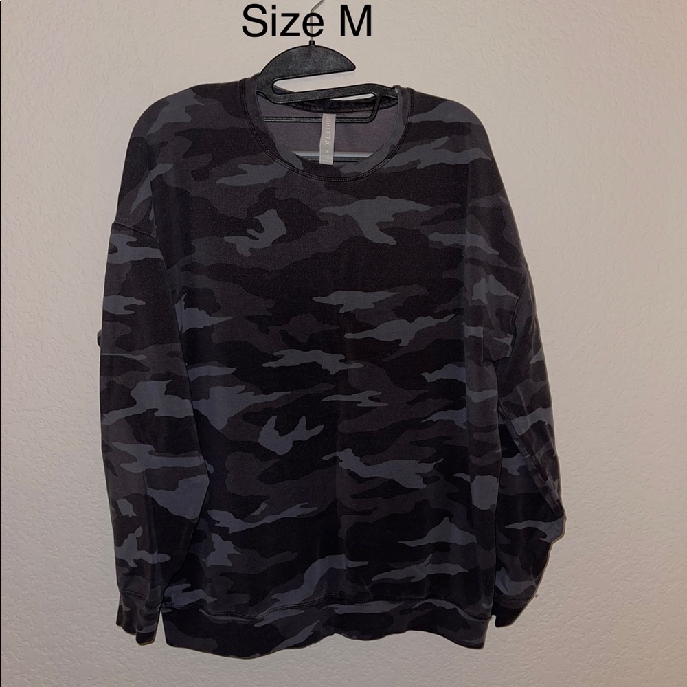 Athleta Camo Oversized Sweatshirt